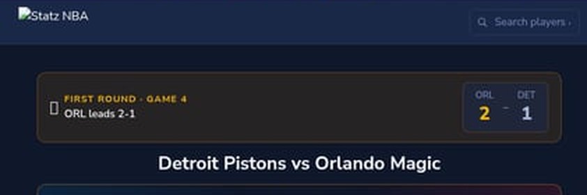Detroit Pistons vs Orlando Magic Predictions – NBA Playoff Preview | April 27, 2026