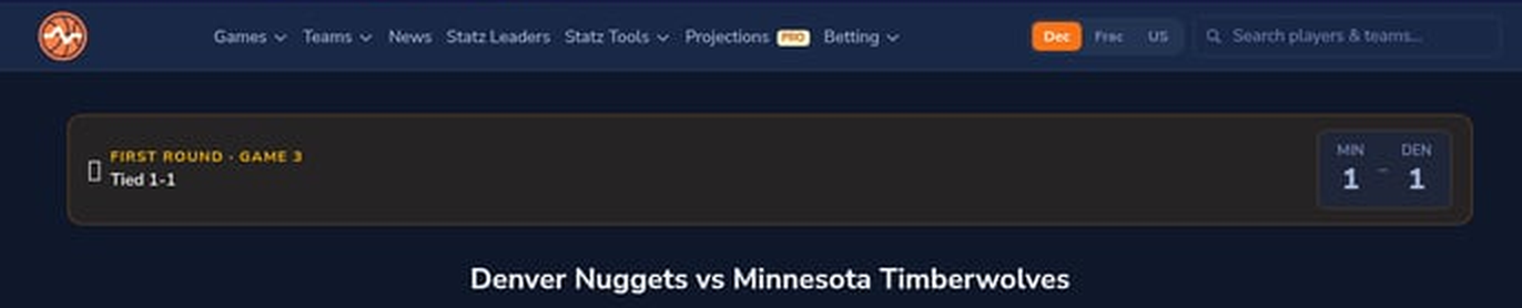 Denver Nuggets vs Minnesota Timberwolves Predictions – NBA Playoff Preview | April 23, 2026