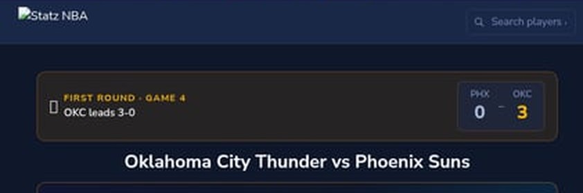 Oklahoma City Thunder vs Phoenix Suns Predictions – NBA Playoff Preview | April 27, 2026