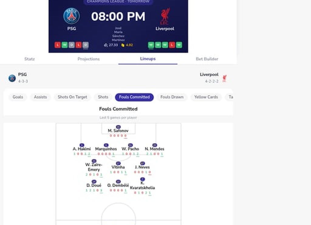 PSG vs Liverpool Champions League predicted lineups and betting preview