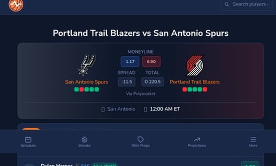 San Antonio Spurs vs Portland Trail Blazers Preview – April 21 2026