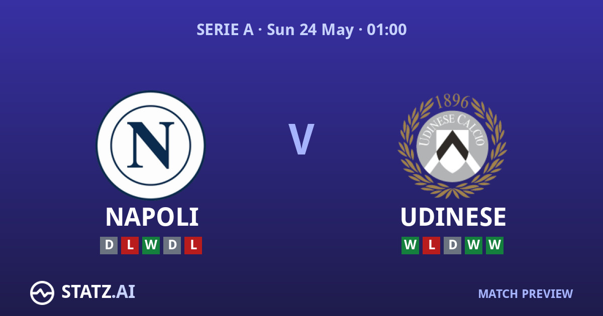 Napoli vs Udinese Predictions and Betting Tips