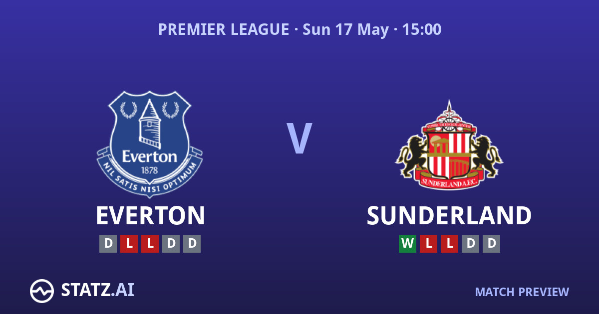 Everton vs Sunderland - Premier League Preview