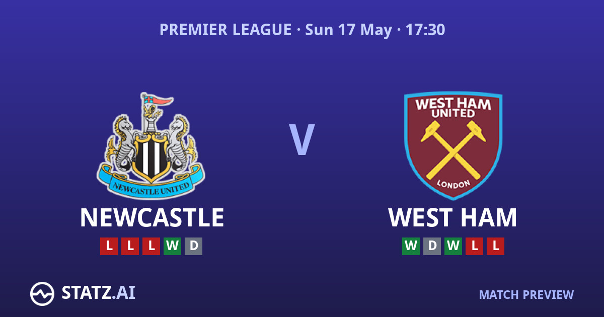 Newcastle vs West Ham - Premier League Preview