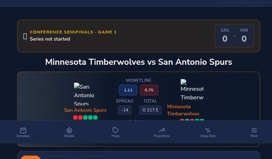 Minnesota Timberwolves vs San Antonio Spurs Predictions – NBA Playoff Preview | May 4, 2026