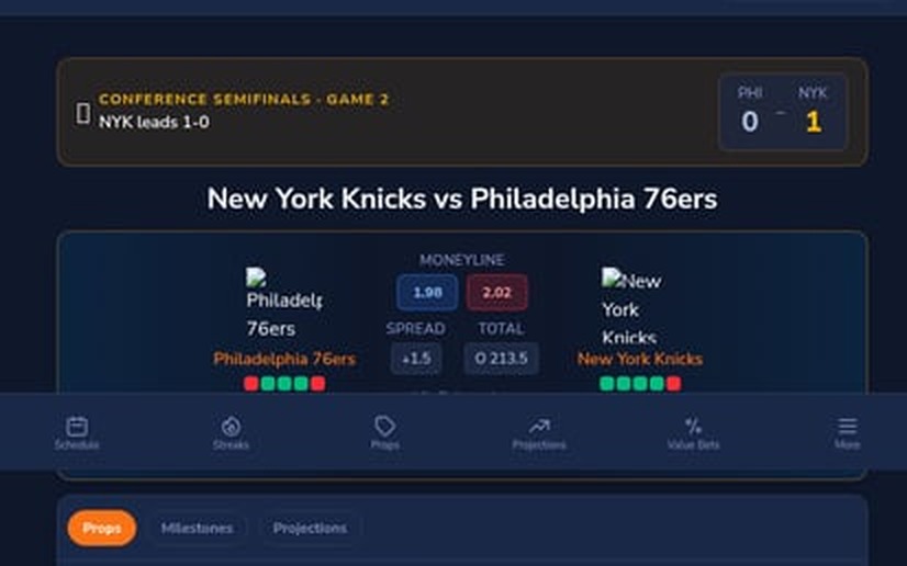New York Knicks vs Philadelphia 76ers Predictions – NBA Playoff Preview | May 8, 2026