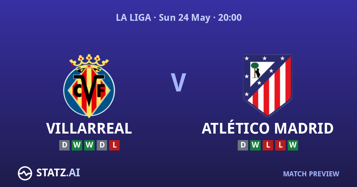 Villarreal vs Atlético Madrid Predictions and Betting Tips